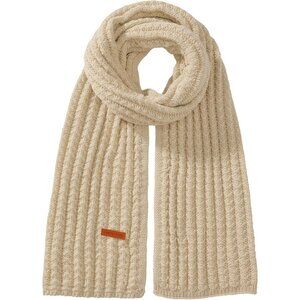 Women's Beige Fashionable Casual Scarf Soft Acrylic Winter Warm Stylish Design